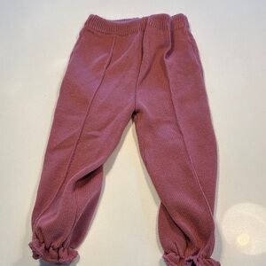 Vintage Pink Knit Kids Bottoms